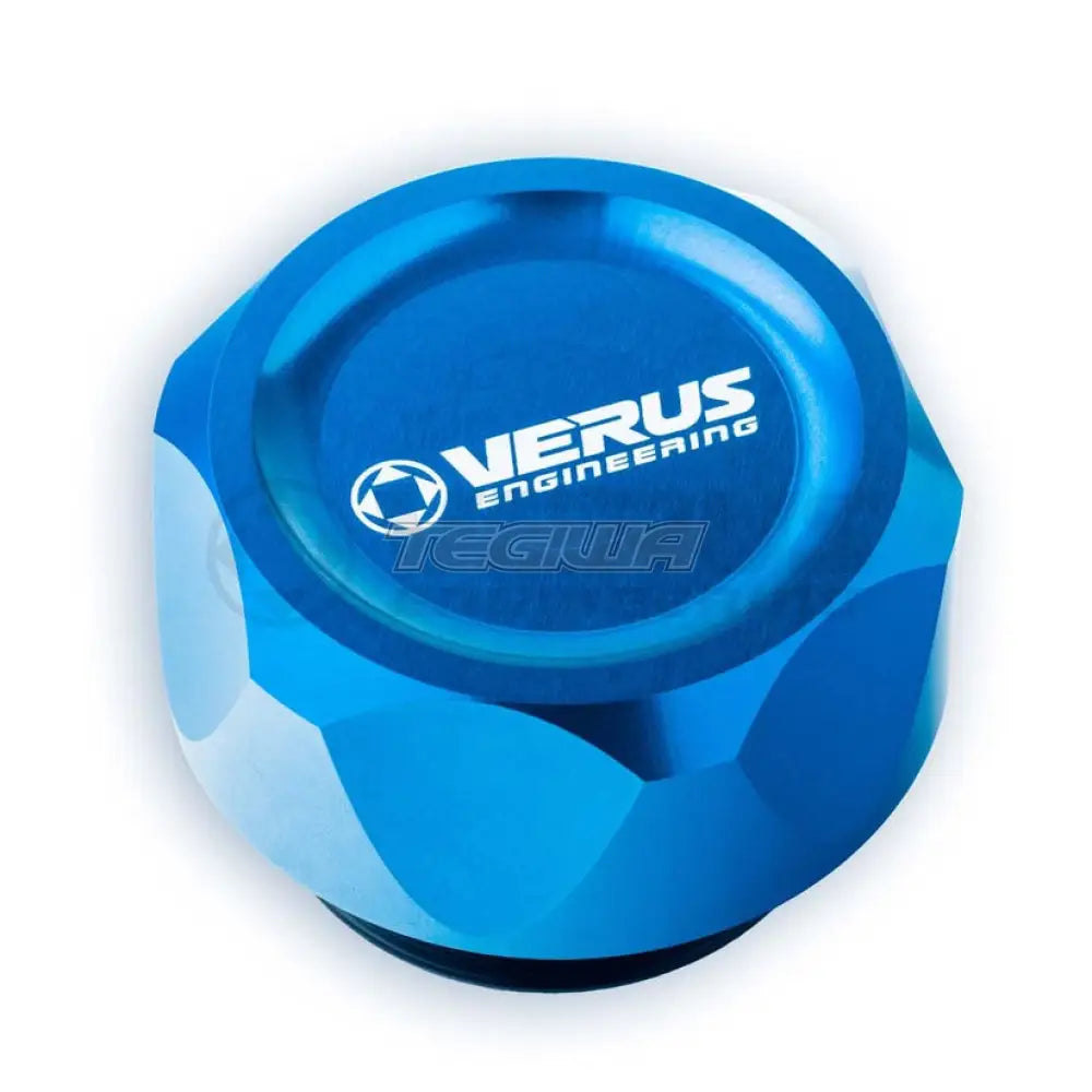 Verus Engineering Fhs Oil Cap Anodized Fl5 Honda Civic Type R 22-Present Blue Engine Bay