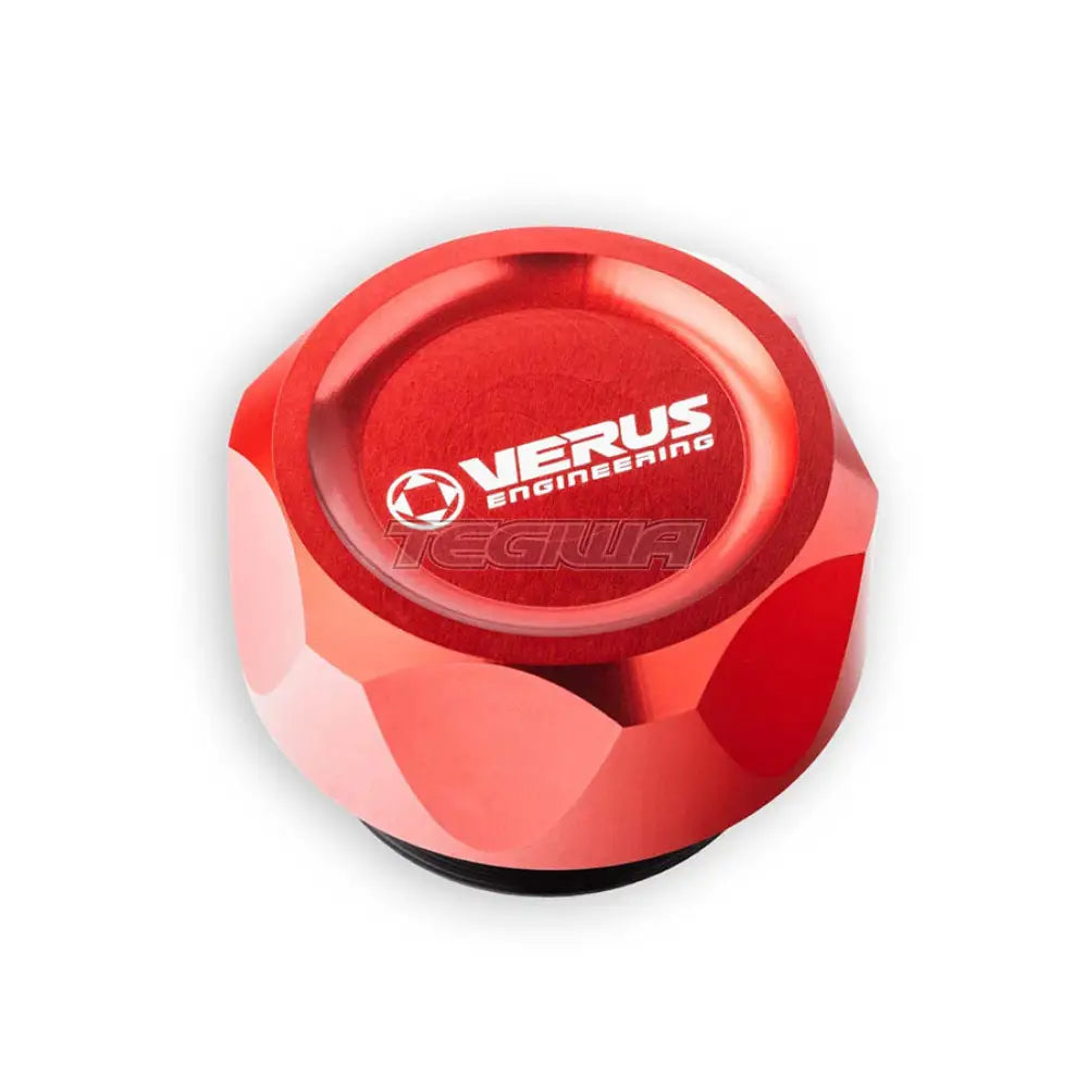 Verus Engineering Fhs Oil Cap Honda Civic Type R Fk8 17-21 Red Engine Bay