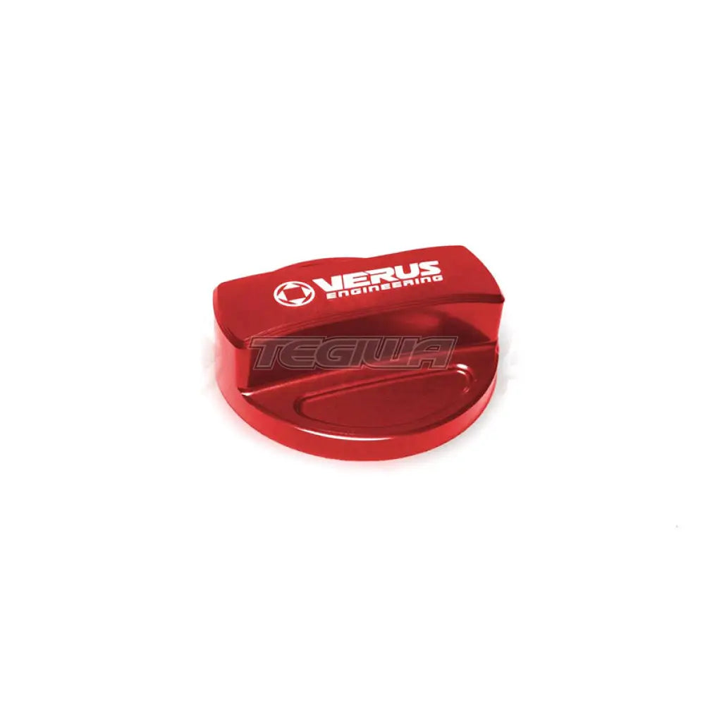 Verus Engineering Fuel Cap Cover Toyota GT86 GR86 Subaru BRZ Anodized Red