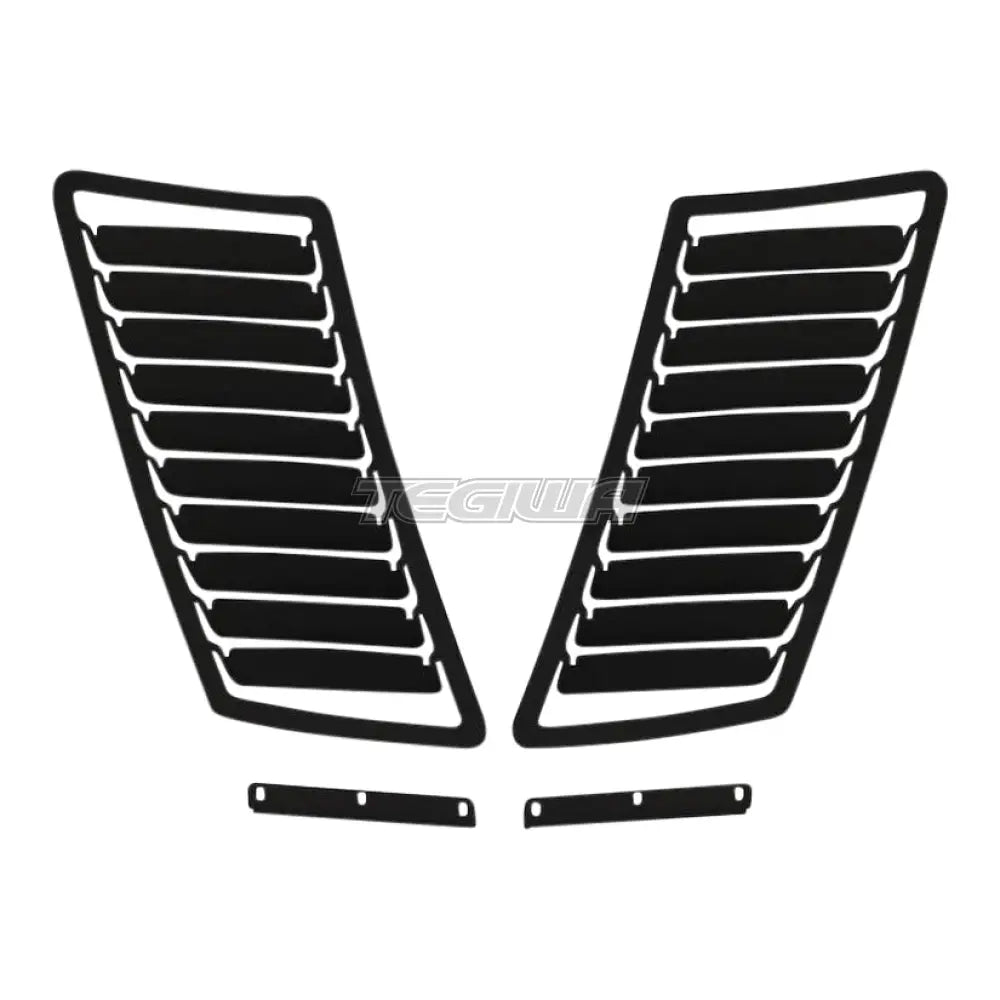 Verus Engineering Hood Louver Kit Non-GT Hood Spec - S550 Mustang - Black