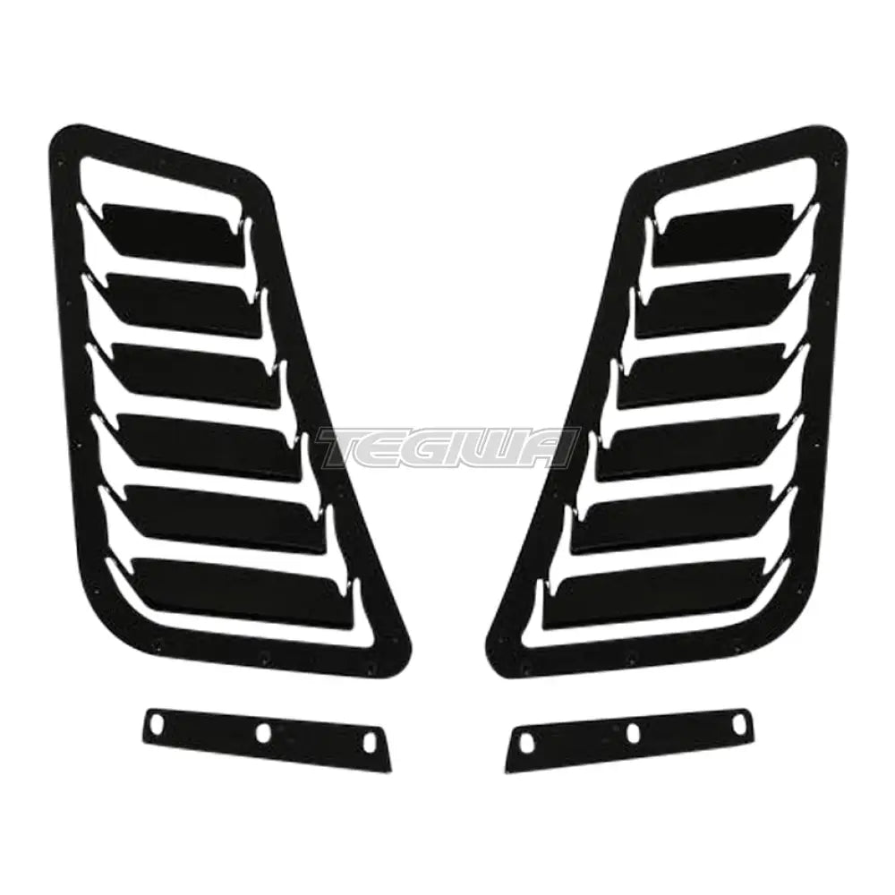 Verus Engineering Hood Louver Kit - Volkswagen Golf R/GTI MK7 - Black