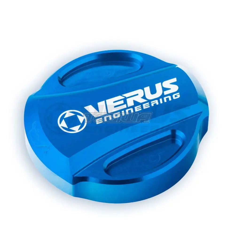 Verus Engineering Rla Oil Cap Anodized Fl5 Honda Civic Type R 22-Present Blue Engine Bay