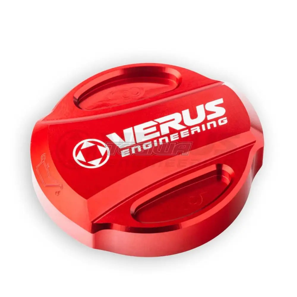 Verus Engineering Rla Oil Cap Anodized Fl5 Honda Civic Type R 22-Present Red Engine Bay