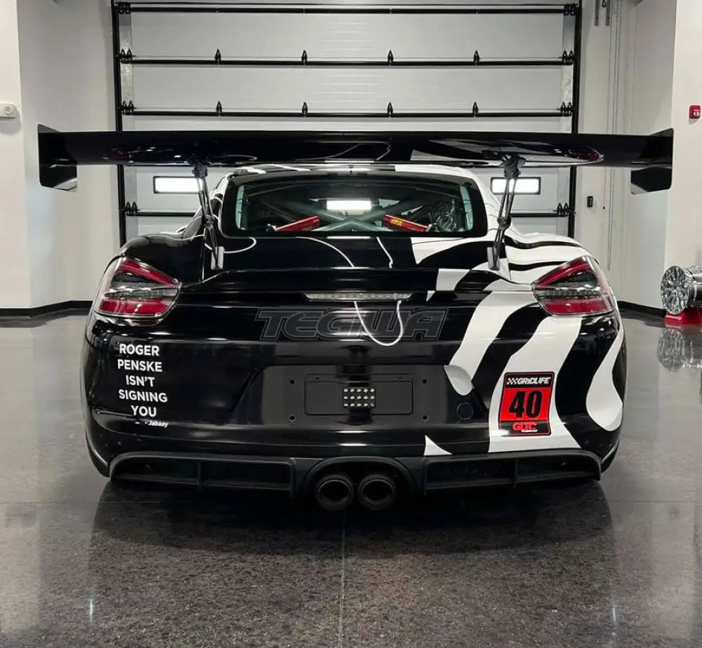 Verus Engineering UCW Rear Wing Kit Porsche Cayman 981 718 GT4