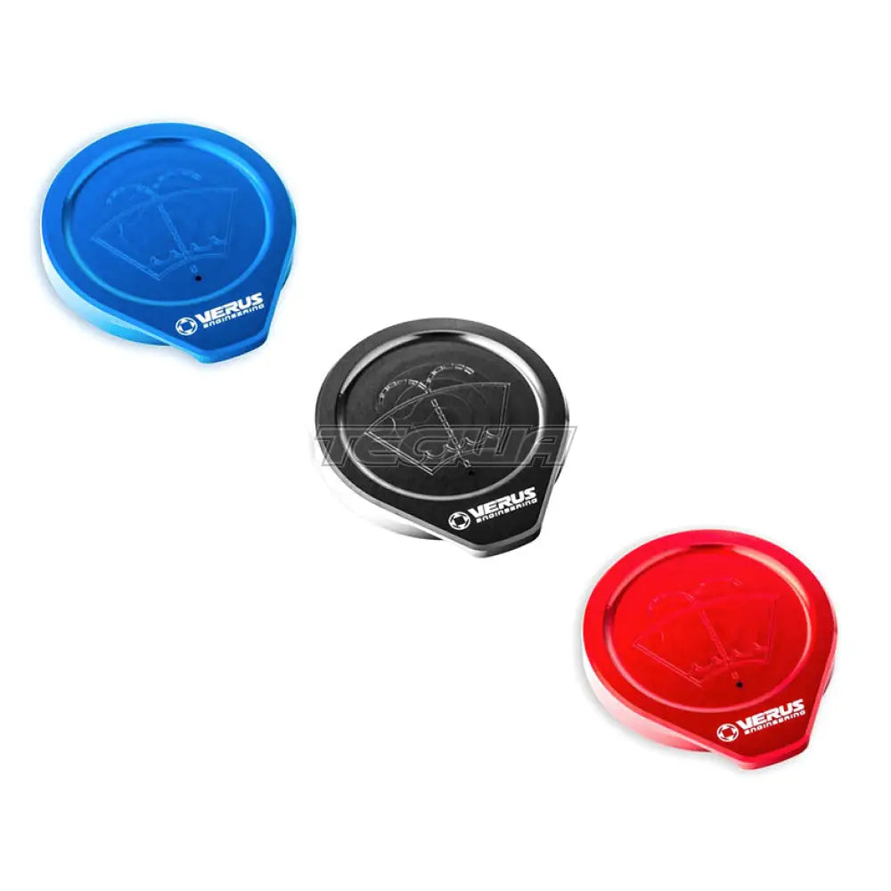 Verus Engineering Windshield Washer Fluid Reservoir Cap S550 Ford Mustang Anodized Black