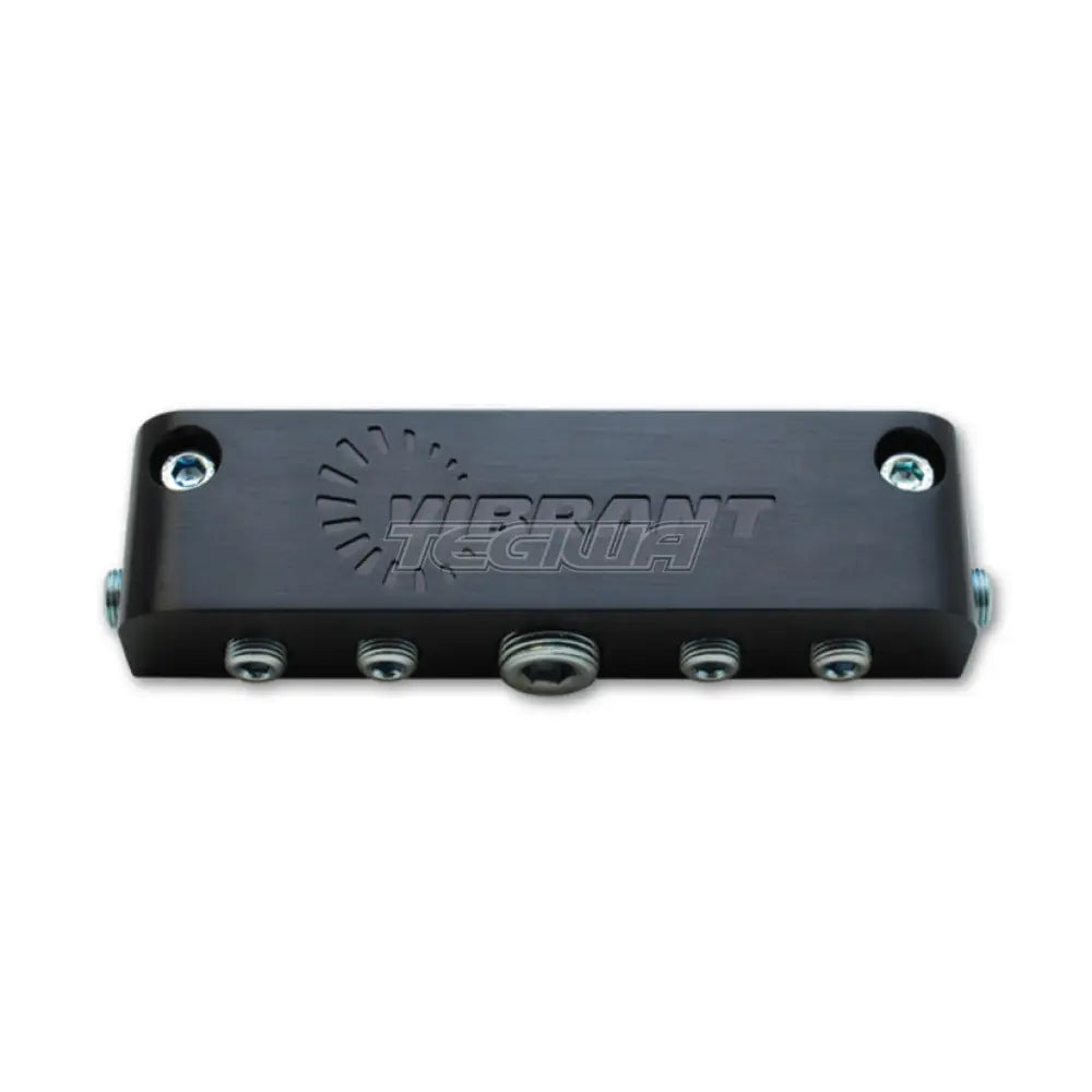 Vibrant Performance Aluminum Vacuum Manifold Anodized Black