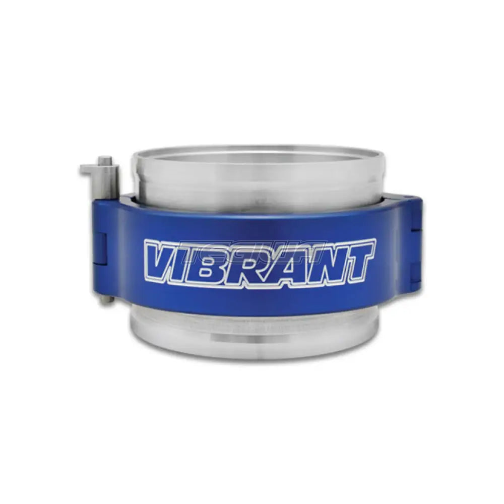 Vibrant Performance Hd Clamping System Assembly 2.5In Od / Blue Clamp Gaskets Flanges & Clamps