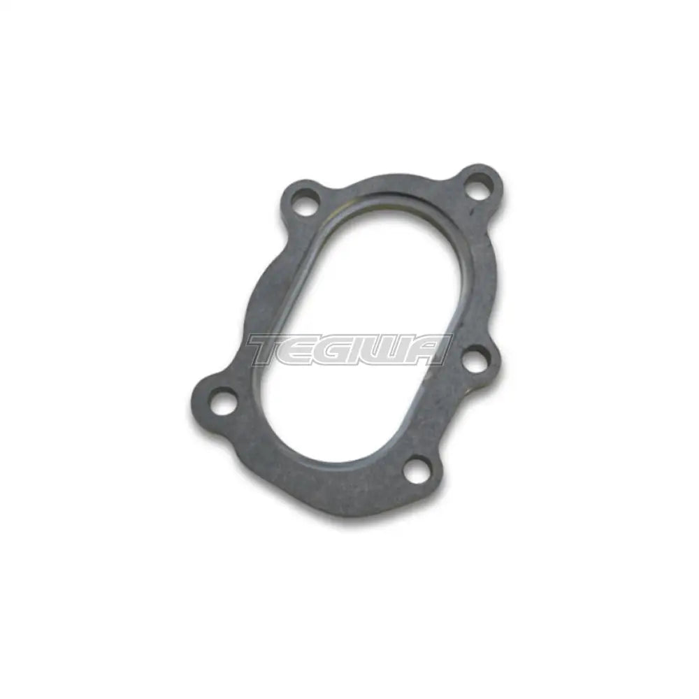 Vibrant Performance Turbo Outlet Flange 5-Bolt Oval Fishmouth Opening Garrett Mild Steel Gaskets