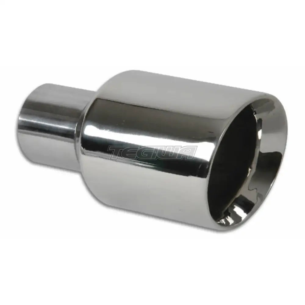 Vibrant Performance Weld-On Exhaust Tips 2.25In Inlet / 3.5In Outlet Double Wall Angle Cut Beveled