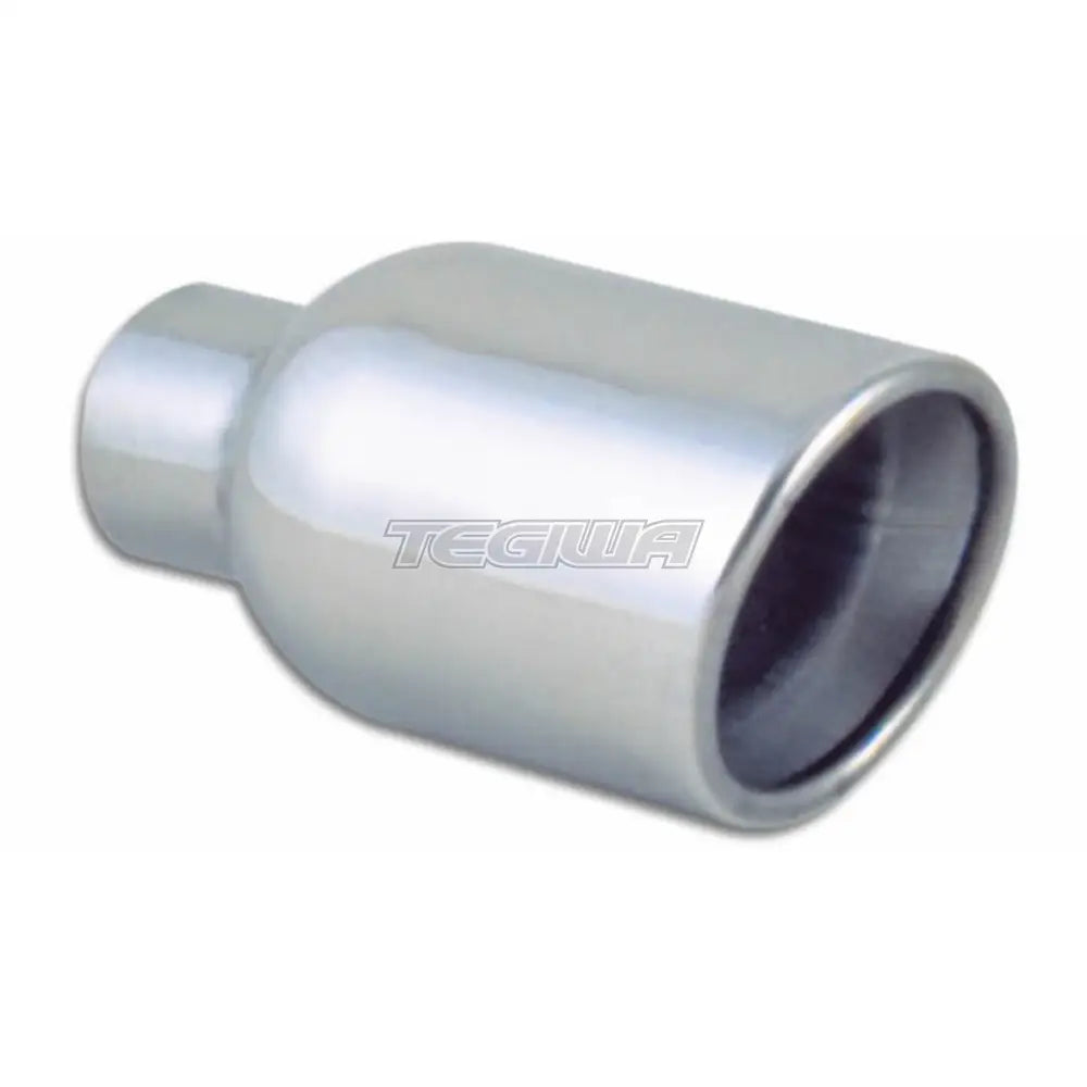 Vibrant Performance Weld-On Exhaust Tips 2.25In Inlet / 4In Outlet Double Wall Angle Cut Rolled