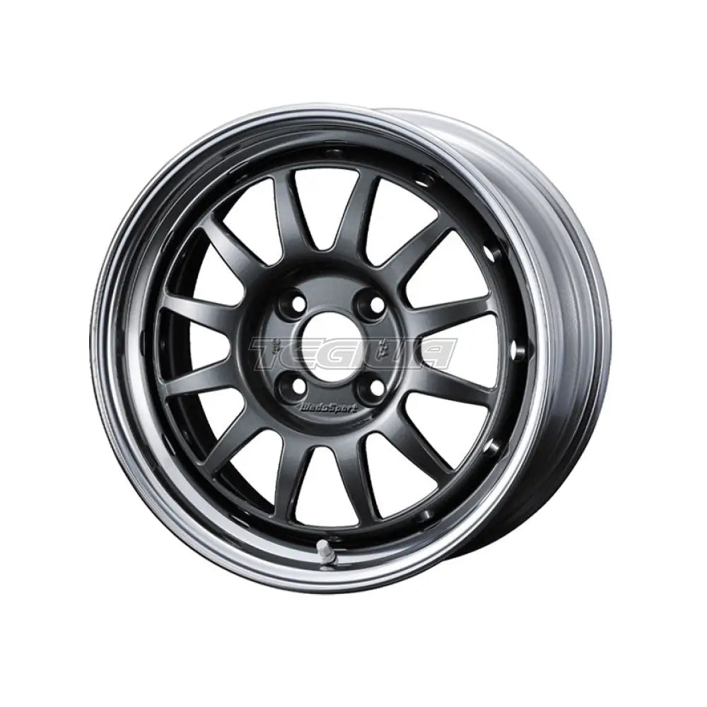 WedsSport Racing Alloy Wheel 15x6.5 ET27-38 4x100 Gunmetal 65mm CB Alloy Wheels