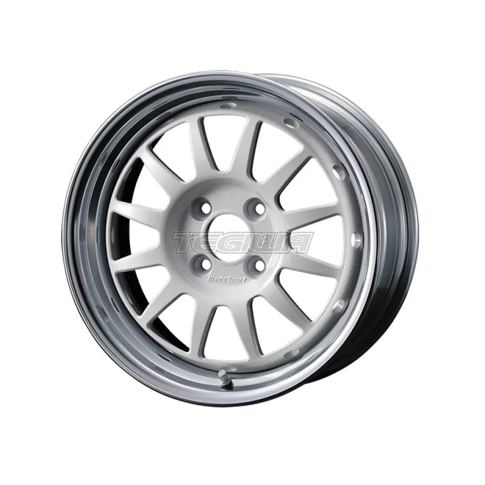 WedsSport Racing Alloy Wheel 15x6.5 ET27-38 4x100 White 65mm CB Alloy Wheels