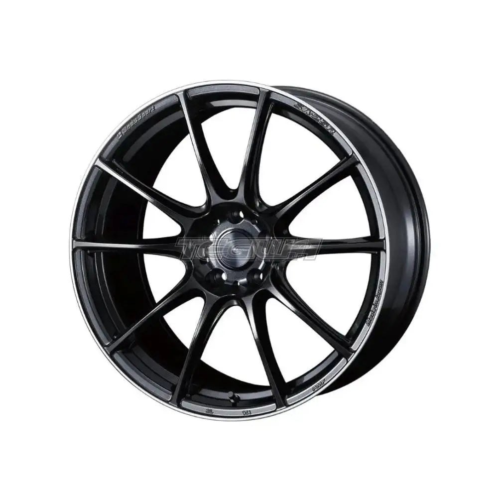 WedsSport SA-25R Alloy Wheel Metal Black 19x8.5 ET38 5x114 Alloy Wheels