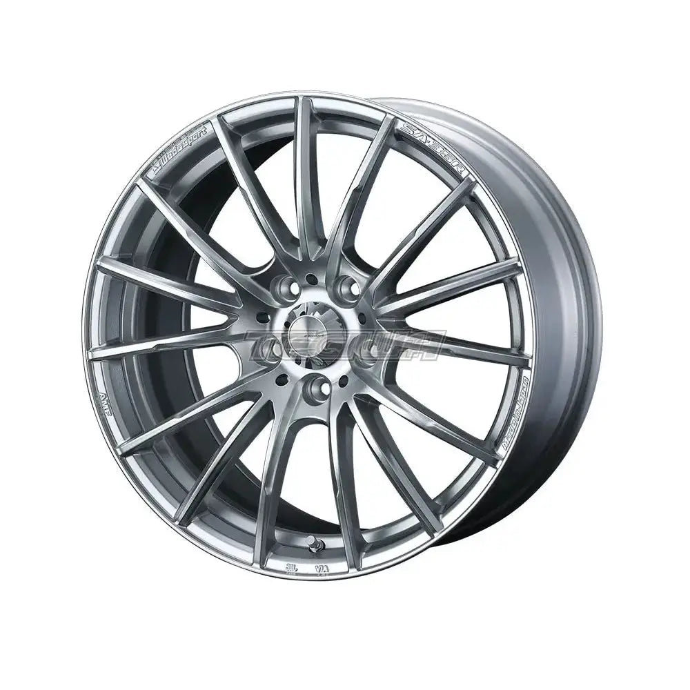 WedsSport SA-35R Alloy Wheel VI-Silver 17x7.5 ET38 4x100 Alloy Wheels