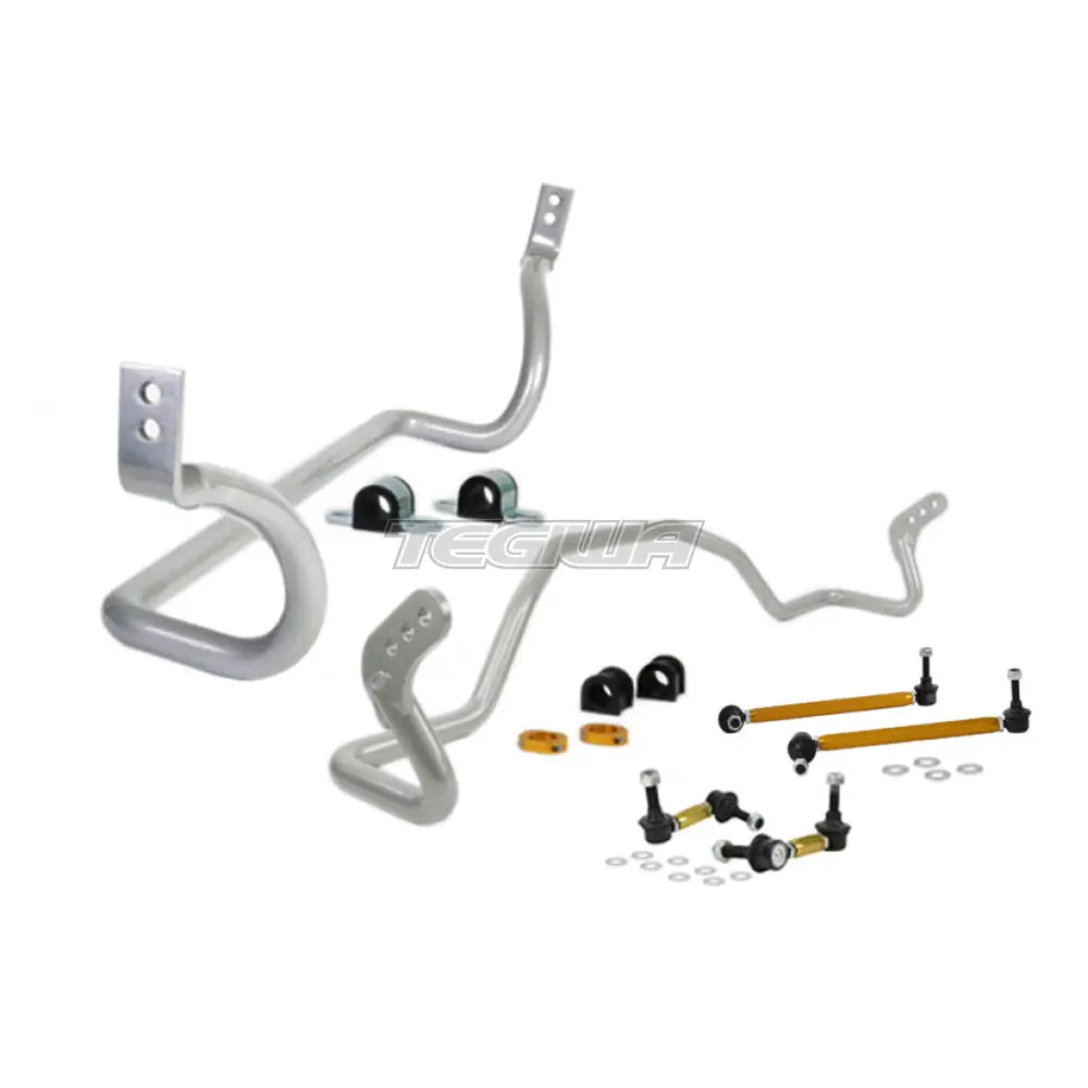 Whiteline Anti-Roll Bar Stabiliser Kit Mitsubishi Lancer Ralliart 08 + Bars