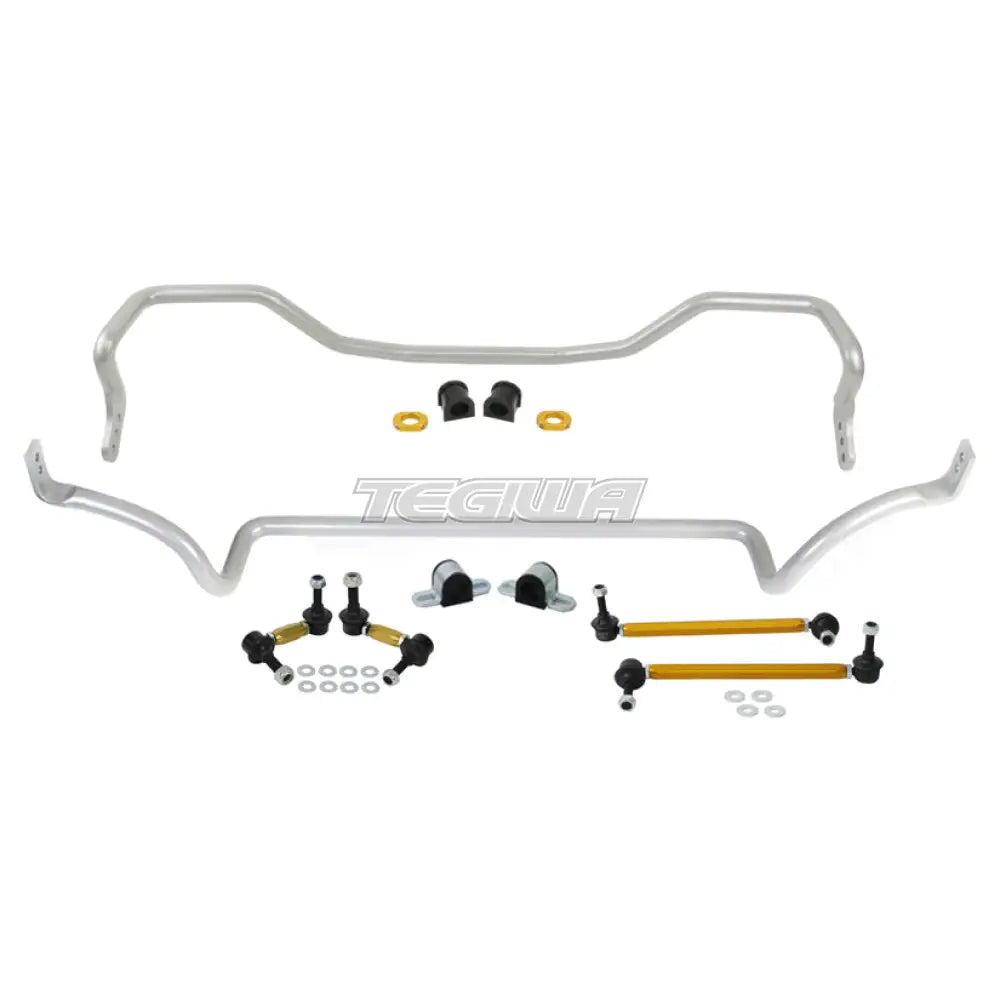 Whiteline Anti-Roll Bar Stabiliser Kit Mitsubishi Lancer Ralliart 08 + Bars