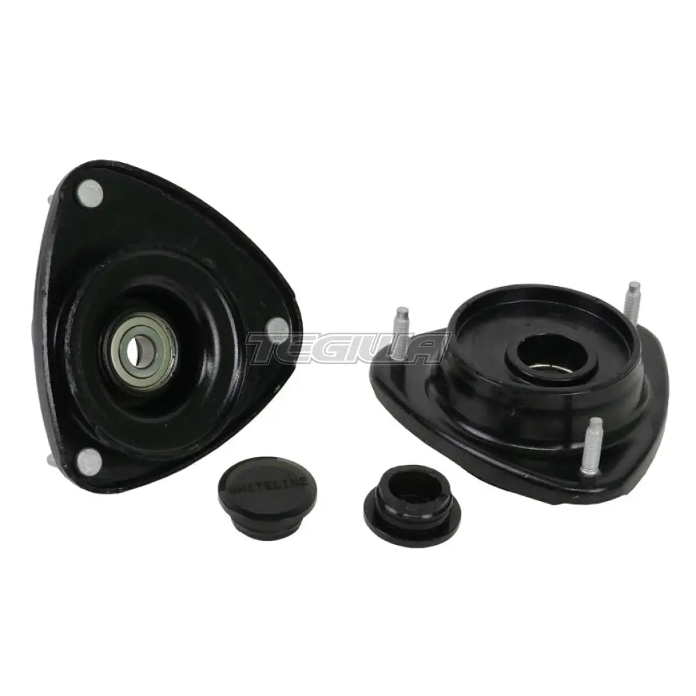 Whiteline Bushing Strut Mount High Duro Rubber + 0.75Deg Caster/-0.5Deg Camber Subaru Forester Sf