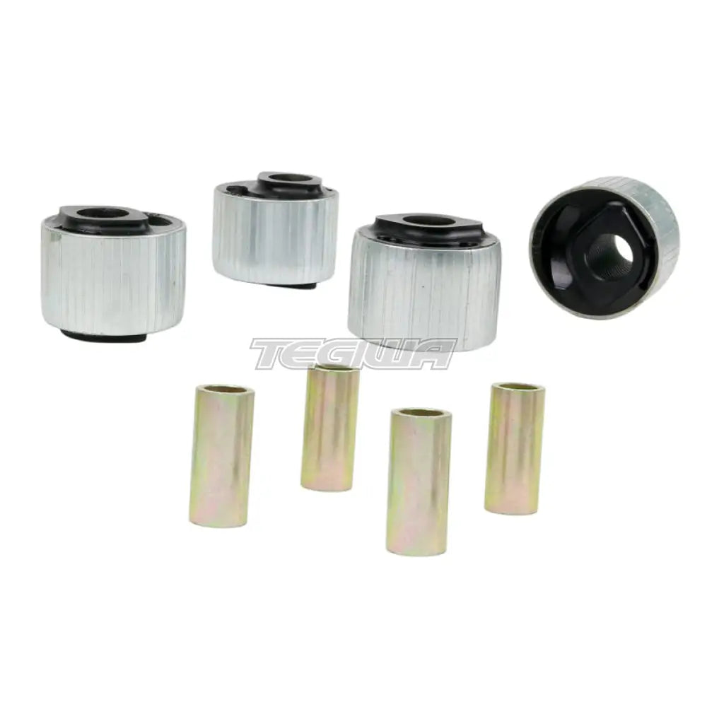 Whiteline Control Arm Bushing 2Deg Caster Adjustment Heavily Voided Toyota Land Cruiser Hdj80 90-01