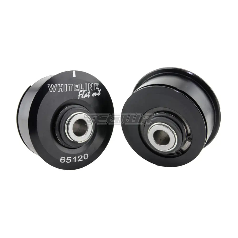 Whiteline Control Arm Bushing Alloy Bushings With Spherical Bearing 0.5Deg Caster + Anti-Lift