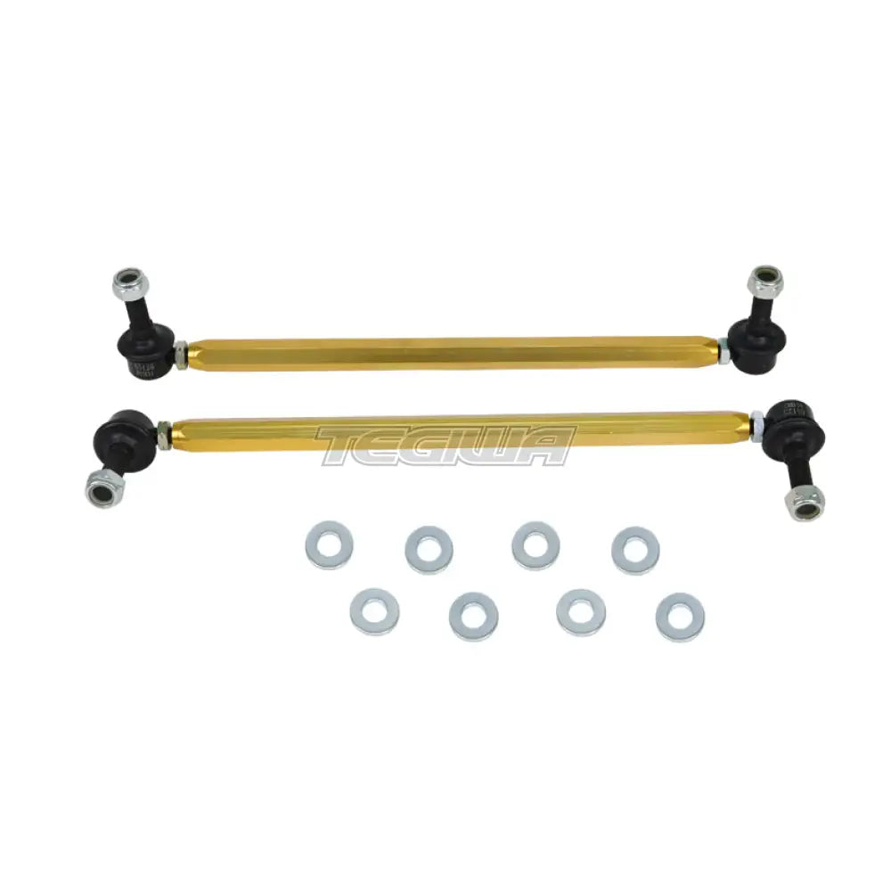 Whiteline Front Link Stabiliser Adjustable Extra Heavy Duty Hyundai Genesis Bh 10 + Droplinks