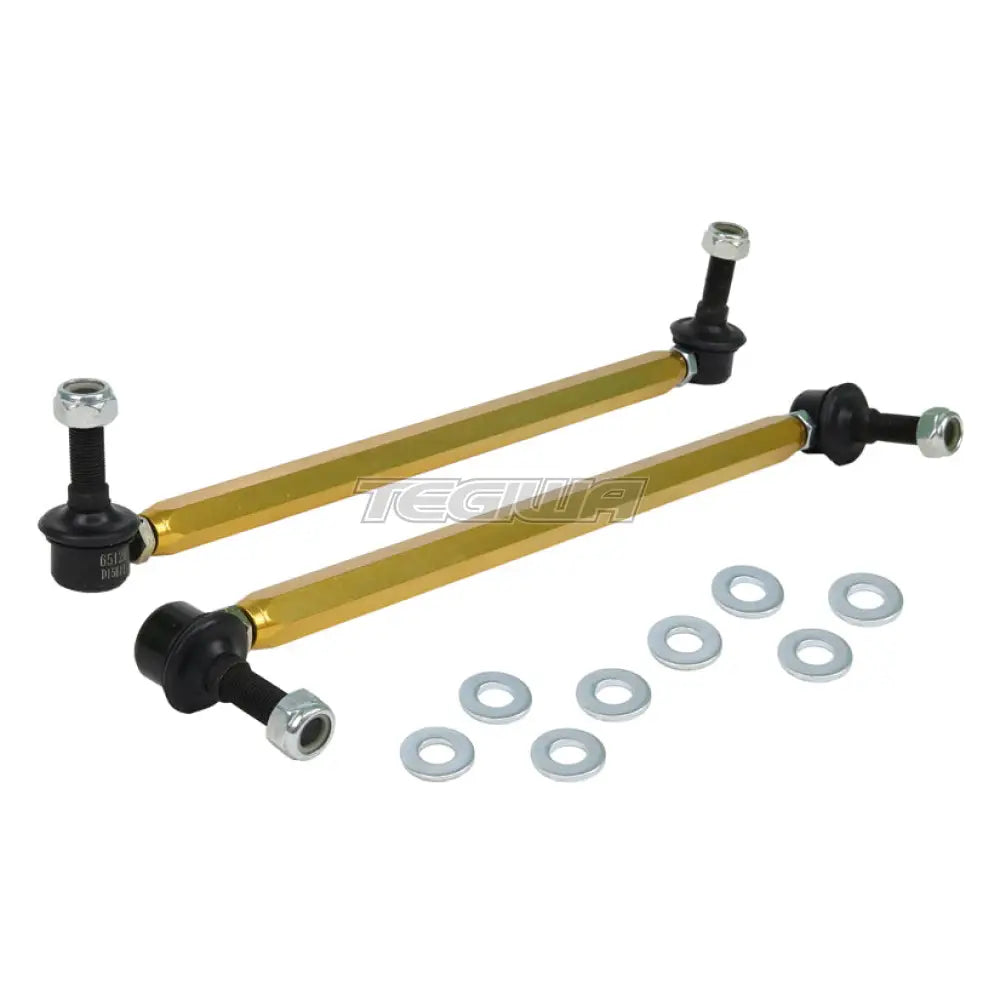 Whiteline Front Link Stabiliser Adjustable Extra Heavy Duty Hyundai Genesis Bh 10 + Droplinks