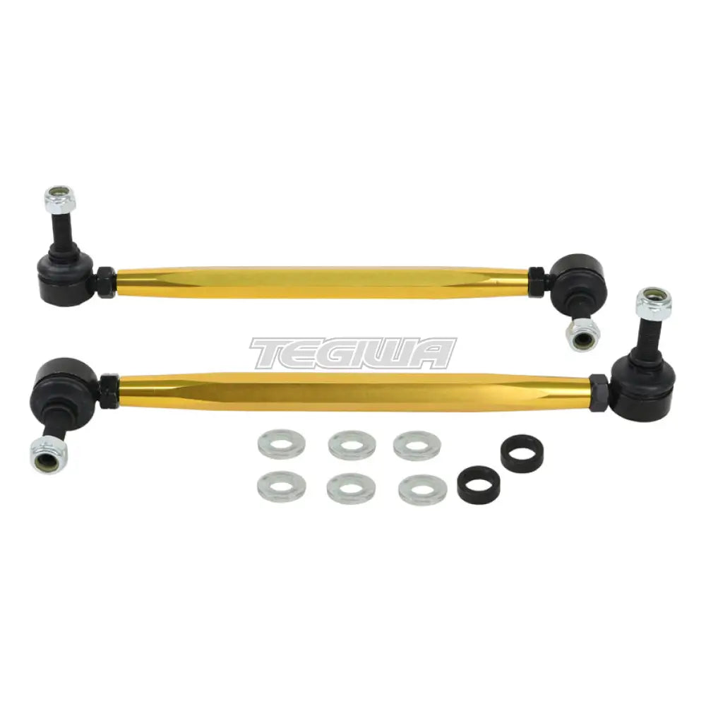 Whiteline Front Link Stabiliser Adjustable Extra Heavy Duty Seat Leon St 5F8 13 + Droplinks