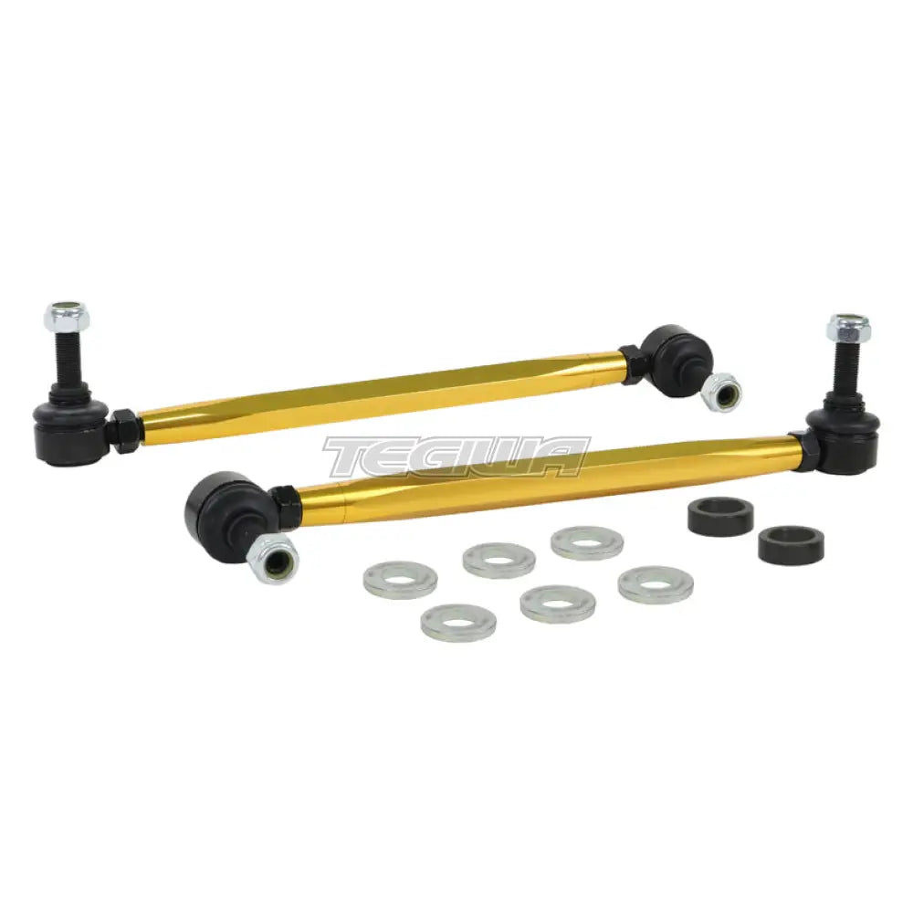 Whiteline Front Link Stabiliser Adjustable Extra Heavy Duty Seat Leon St 5F8 13 + Droplinks