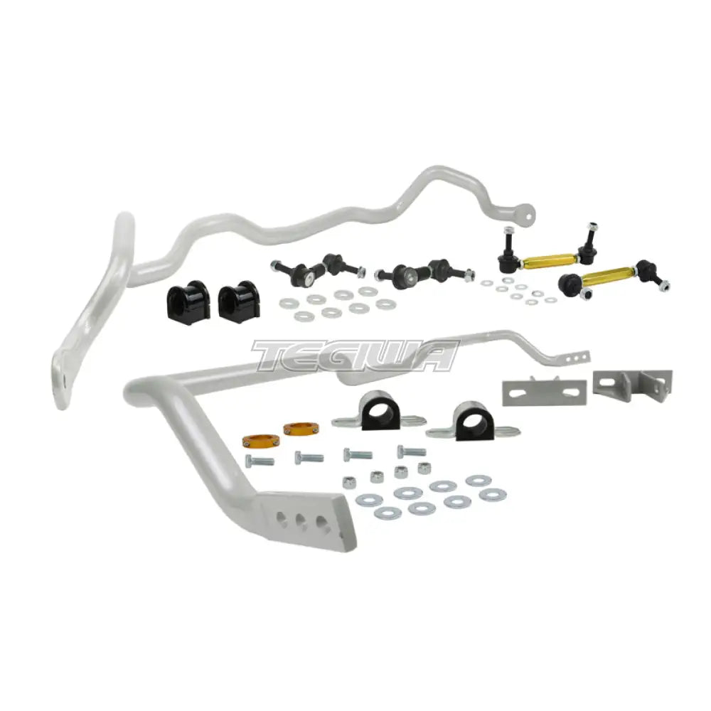 Whiteline Heavy Duty Front & Rear Anti-Roll Bar Kit Mitsubishi Lancer Evo 7-9 01-08 Bars