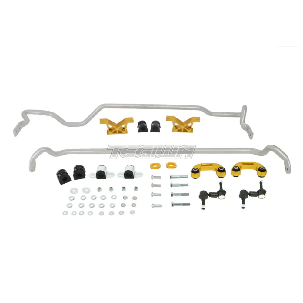 Whiteline Heavy Duty Front & Rear Anti-Roll Bar Kit Subaru Impreza Gd Gda 02-08 Bars