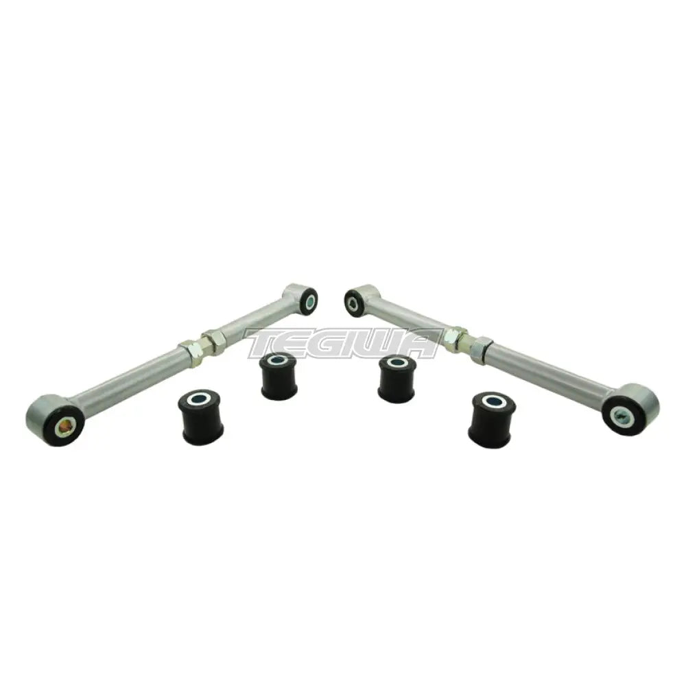 Whiteline Performance Trailing Arm On-Car Adjustable Front And 4 X Rear Bushings For Camber Toe