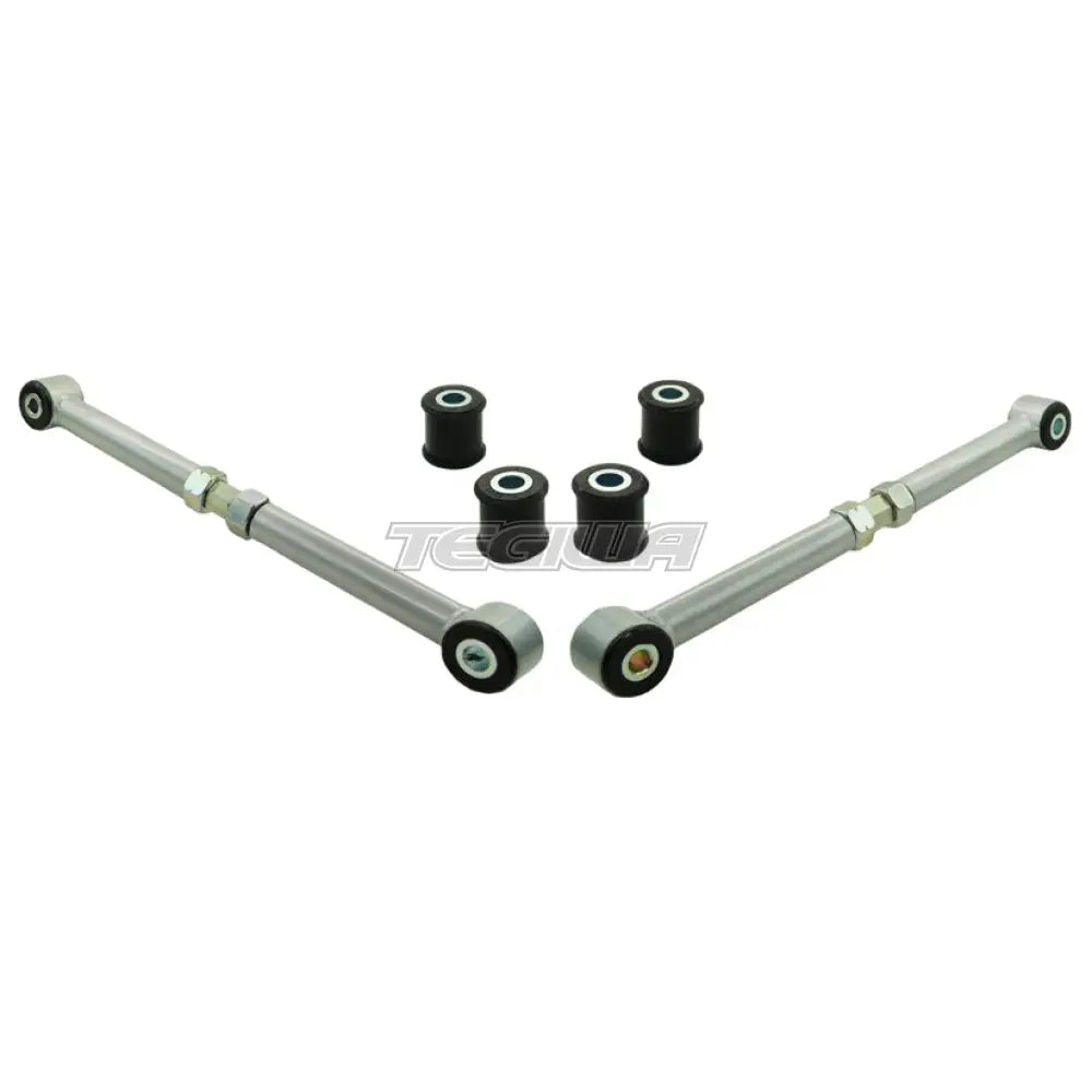 Whiteline Performance Trailing Arm On-Car Adjustable Front And 4 X Rear Bushings For Camber Toe