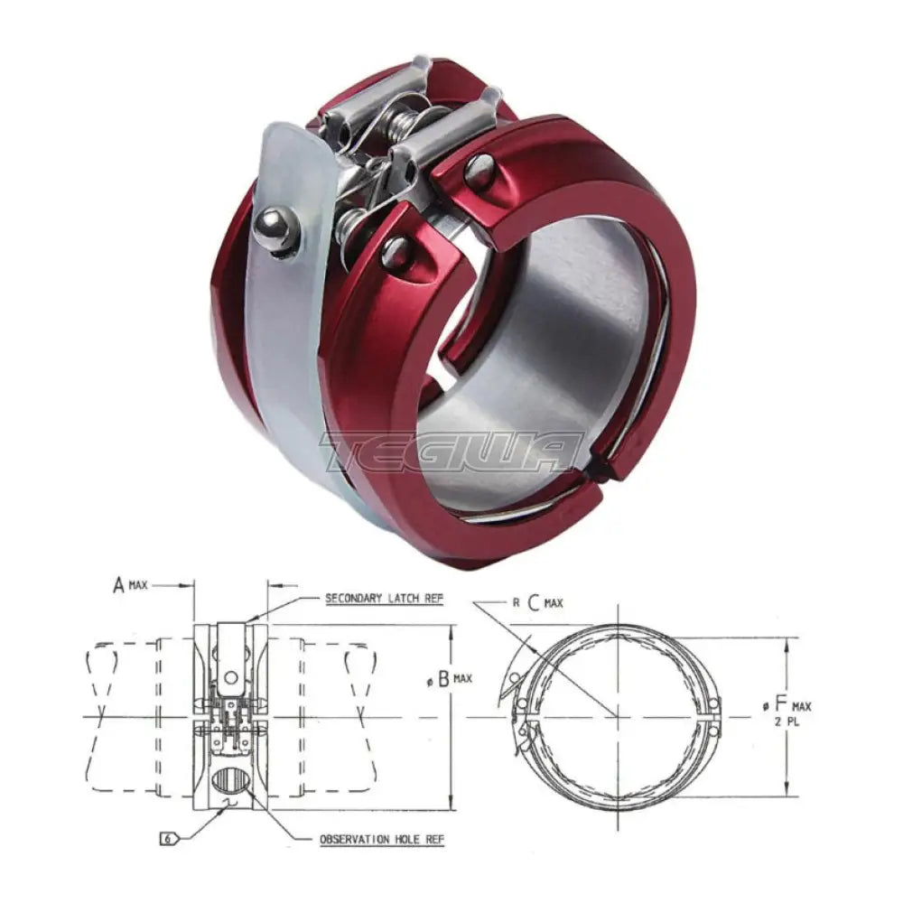 Wiggins Hydraflow Clamshell Coupling And Sleeve An8 0.5In Hoses & Fittings