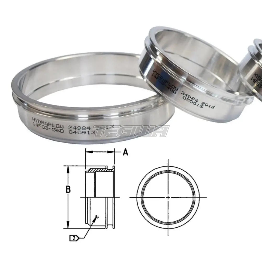 Wiggins Weld On Ferrule For Hydraflow Coupling An8 0.5In Hoses & Fittings