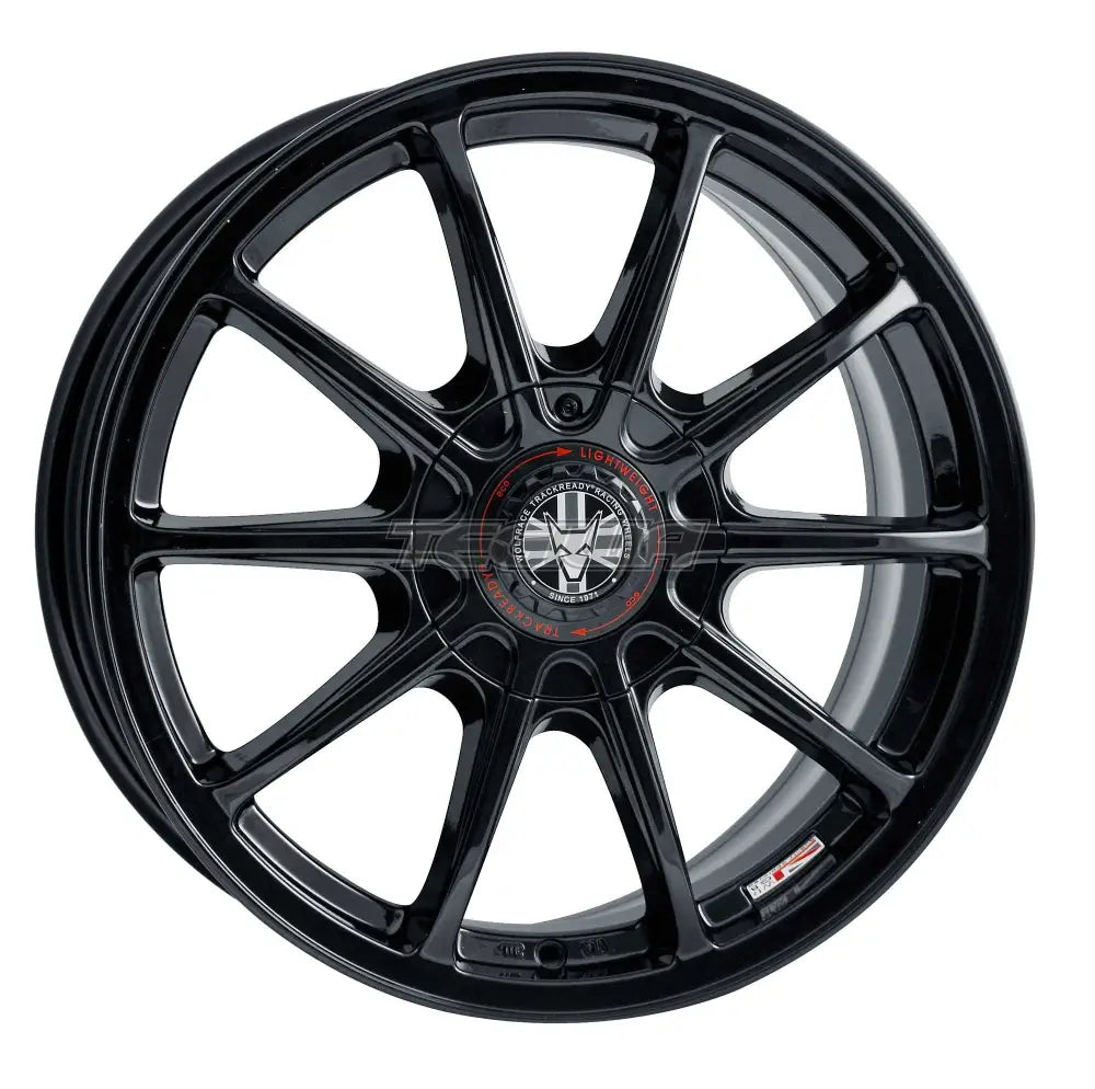 Wolfrace Trackready Pro Lite Alloy Wheel 18X8 Et40 4X100 Gloss Black 72.6Mm Cb - Clearance Wheels